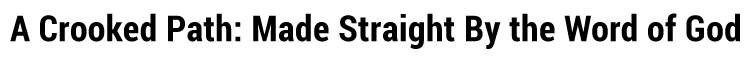 A CROOKED PATH Logo