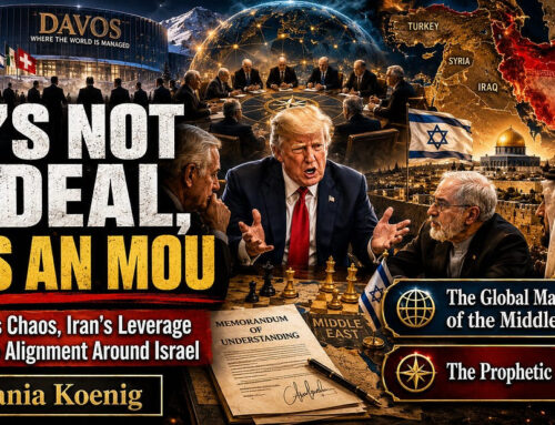 It Is Not a Deal. It Is an MOU. Trump’s Chaos, Iran’s Leverage, and the Alignment Around Israel